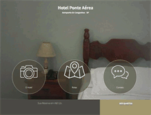 Tablet Screenshot of hotelponteaerea.com.br